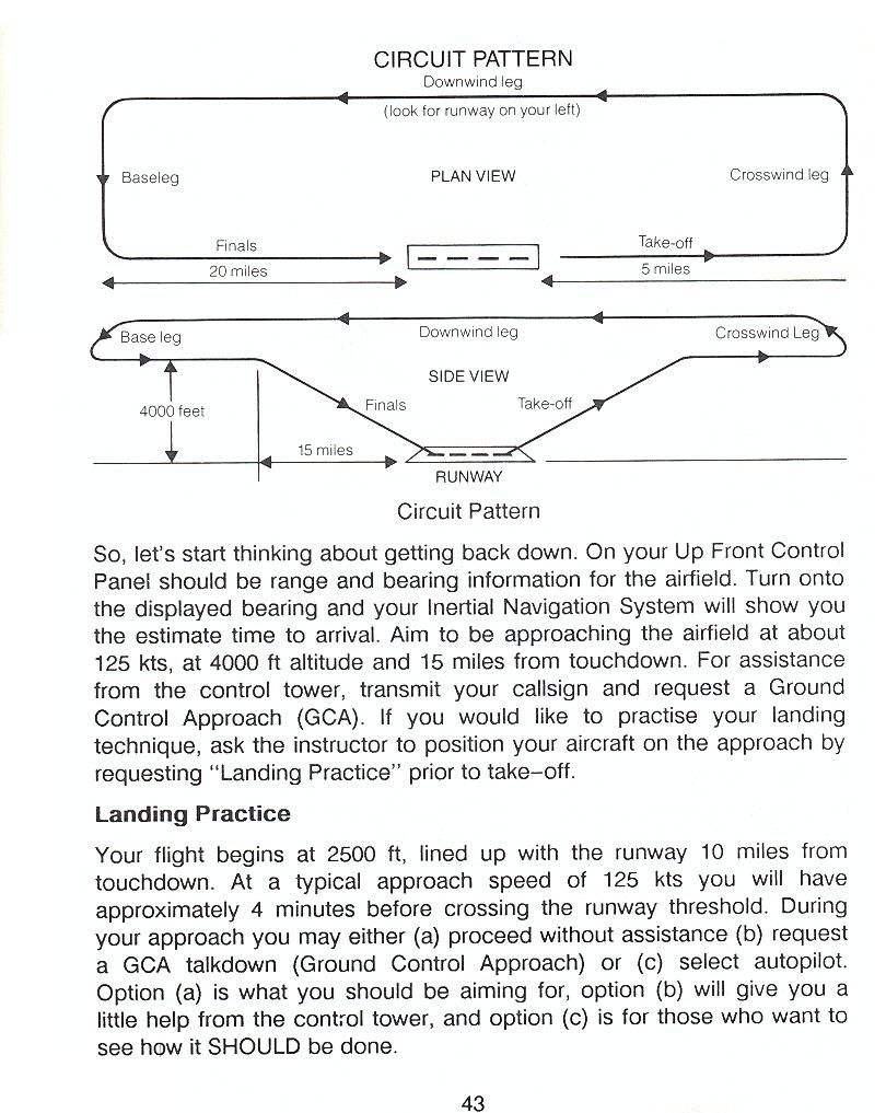 F-16 Combat Pilot flight manual page 43