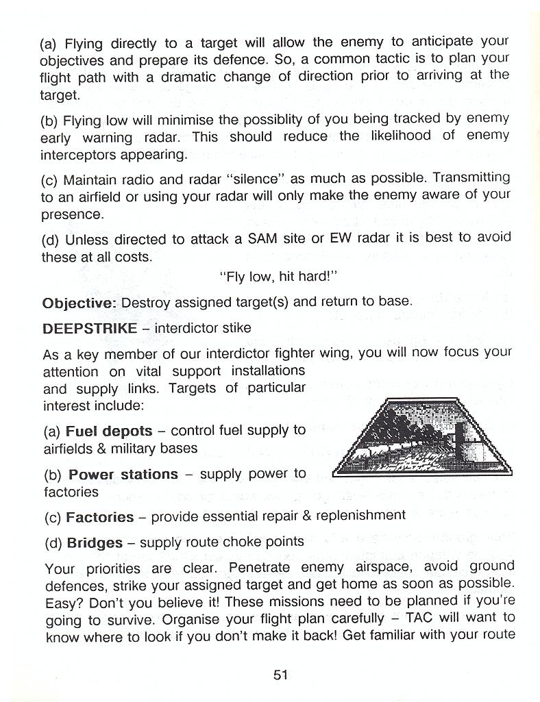 F-16 Combat Pilot flight manual page 51