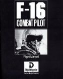 F-16 Combat Pilot flight manual front cover