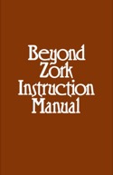 Beyond Zork Instruction manual page 1