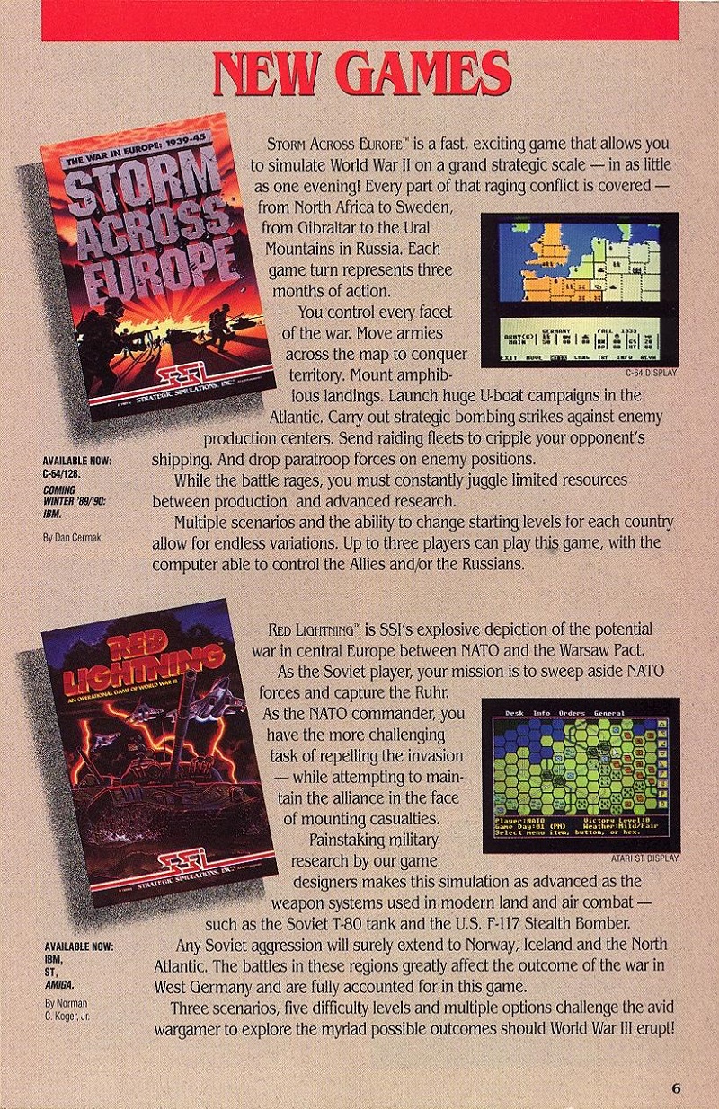 DragonStrike 1989-1990 catalog page 6