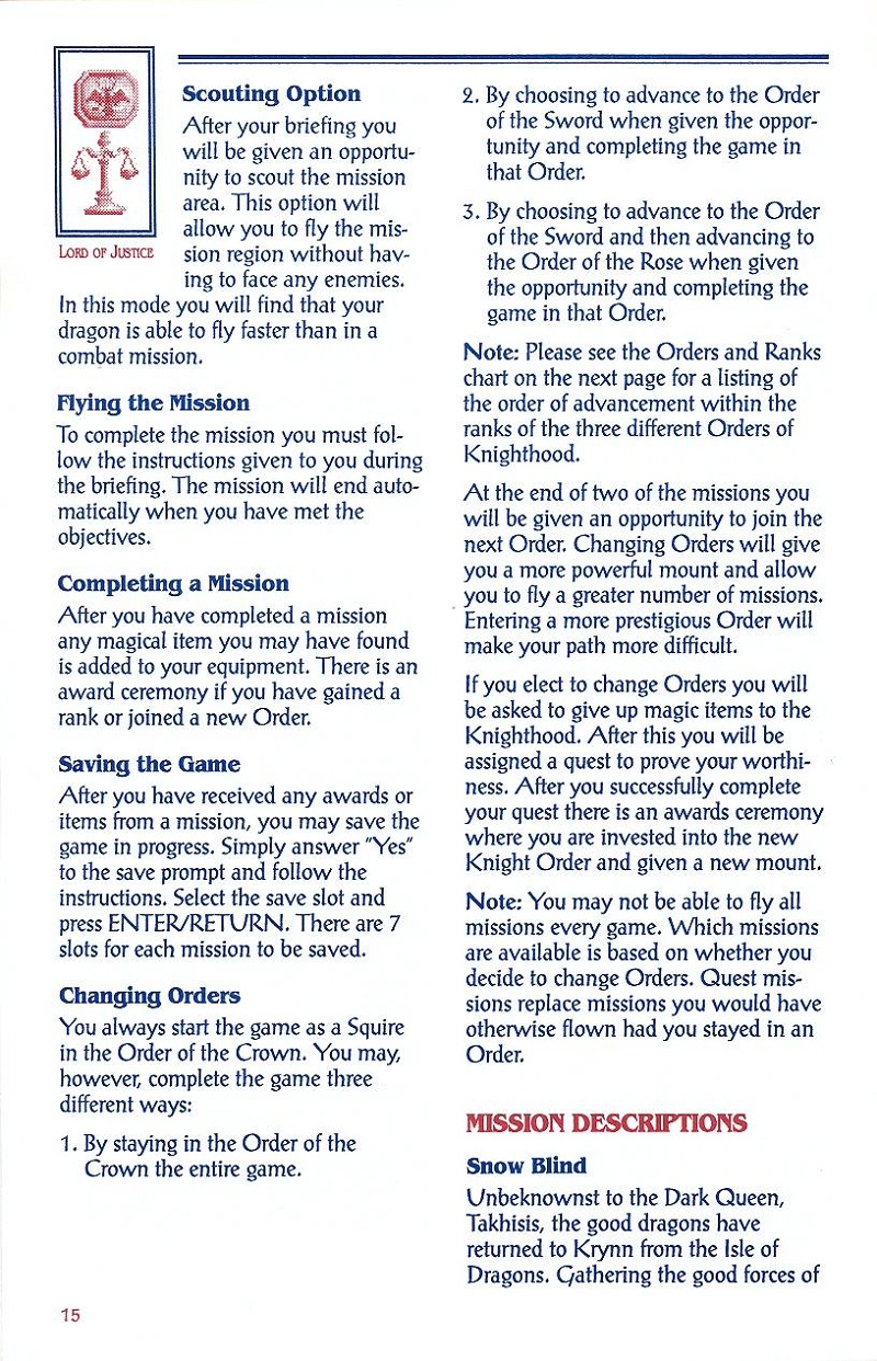 DragonStrike manual page 15