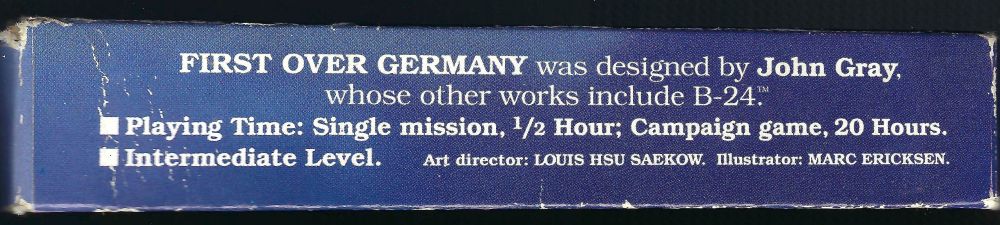 First Over Germany box top