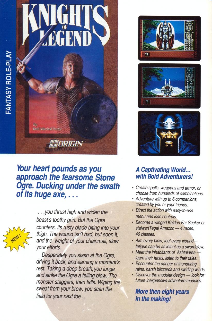Knights of Legend product catalog page 4