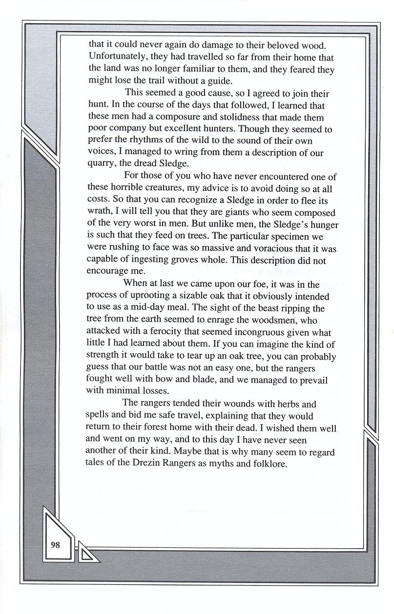 Knights of Legend players handbook page 98
