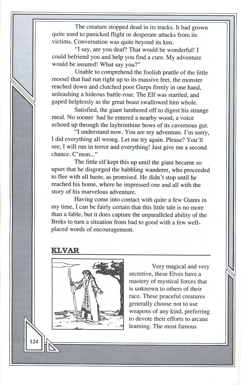 Knights of Legend players handbook page 124