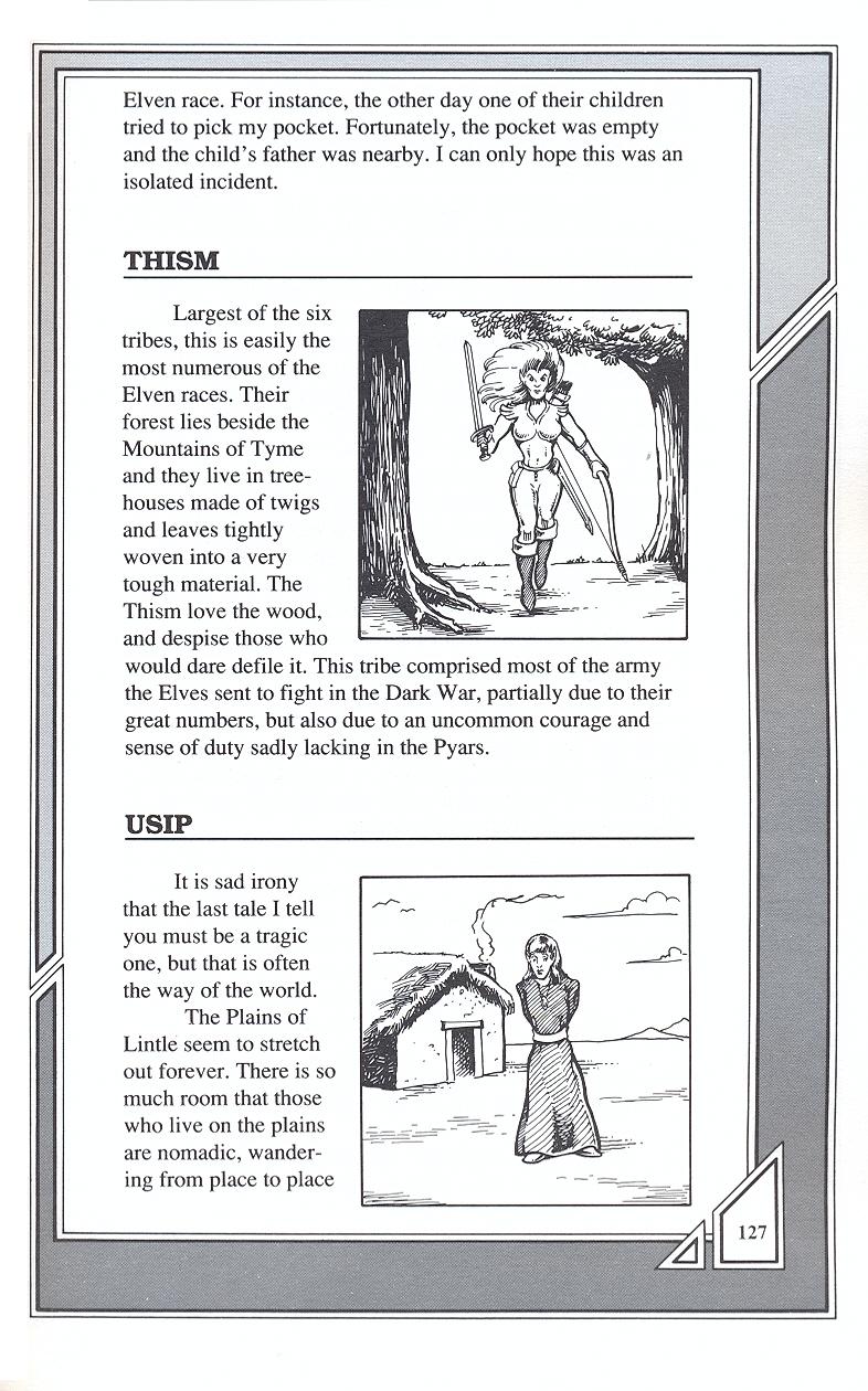 Knights of Legend players handbook page 127