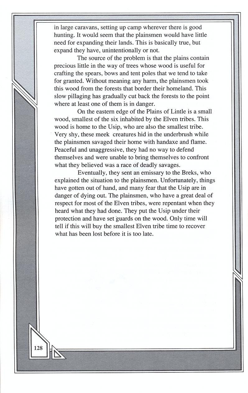 Knights of Legend players handbook page 128