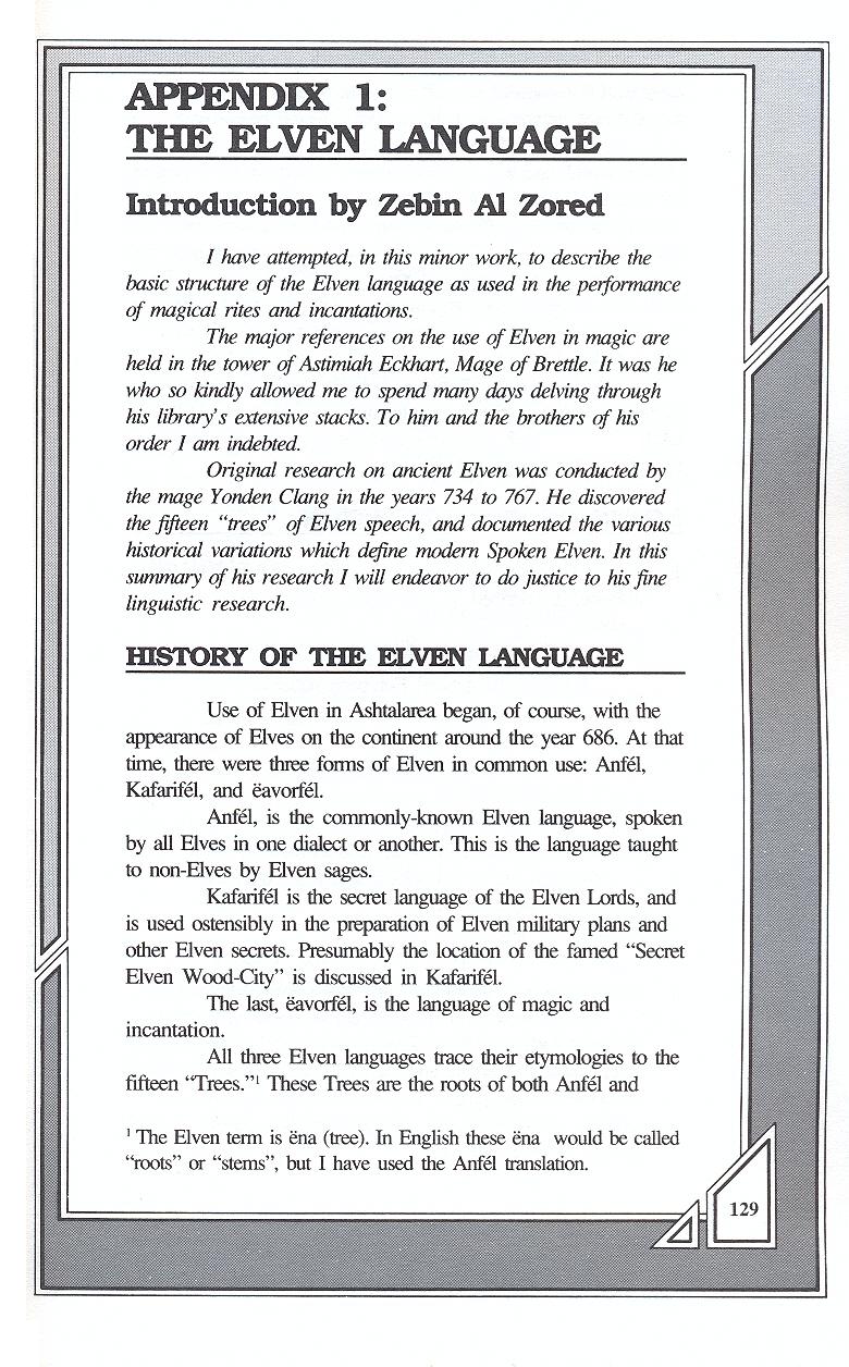 Knights of Legend players handbook page 129