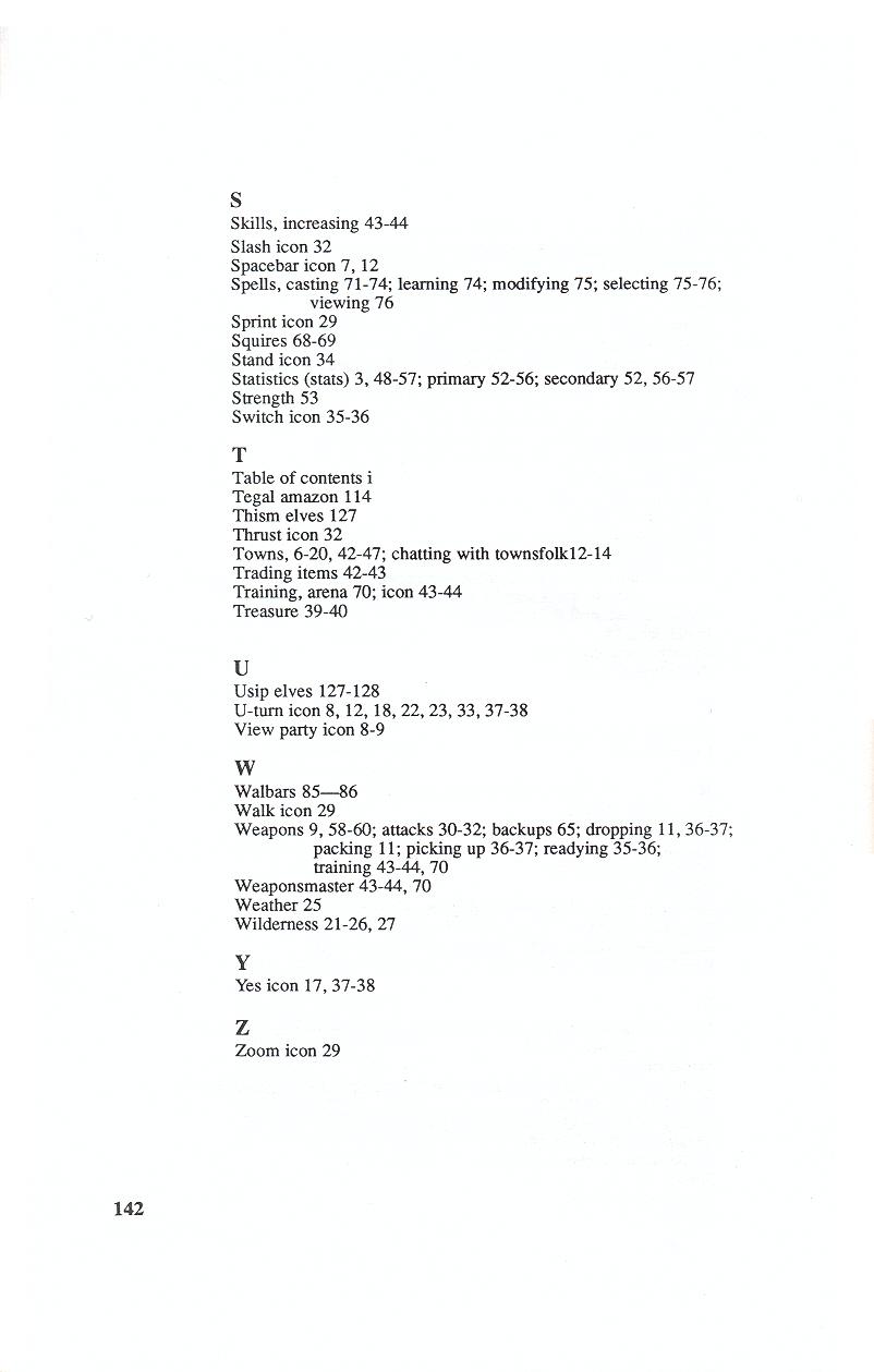 Knights of Legend players handbook page 142