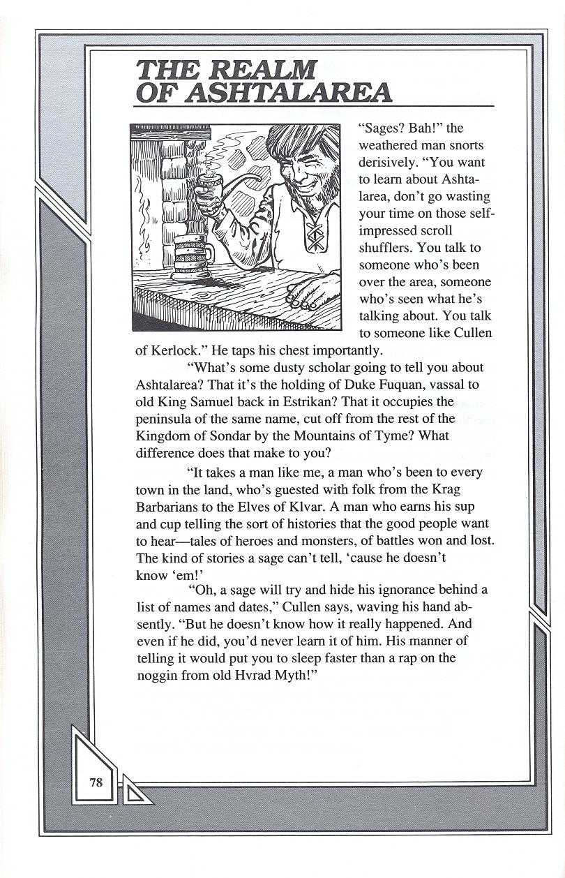 Knights of Legend players handbook page 78