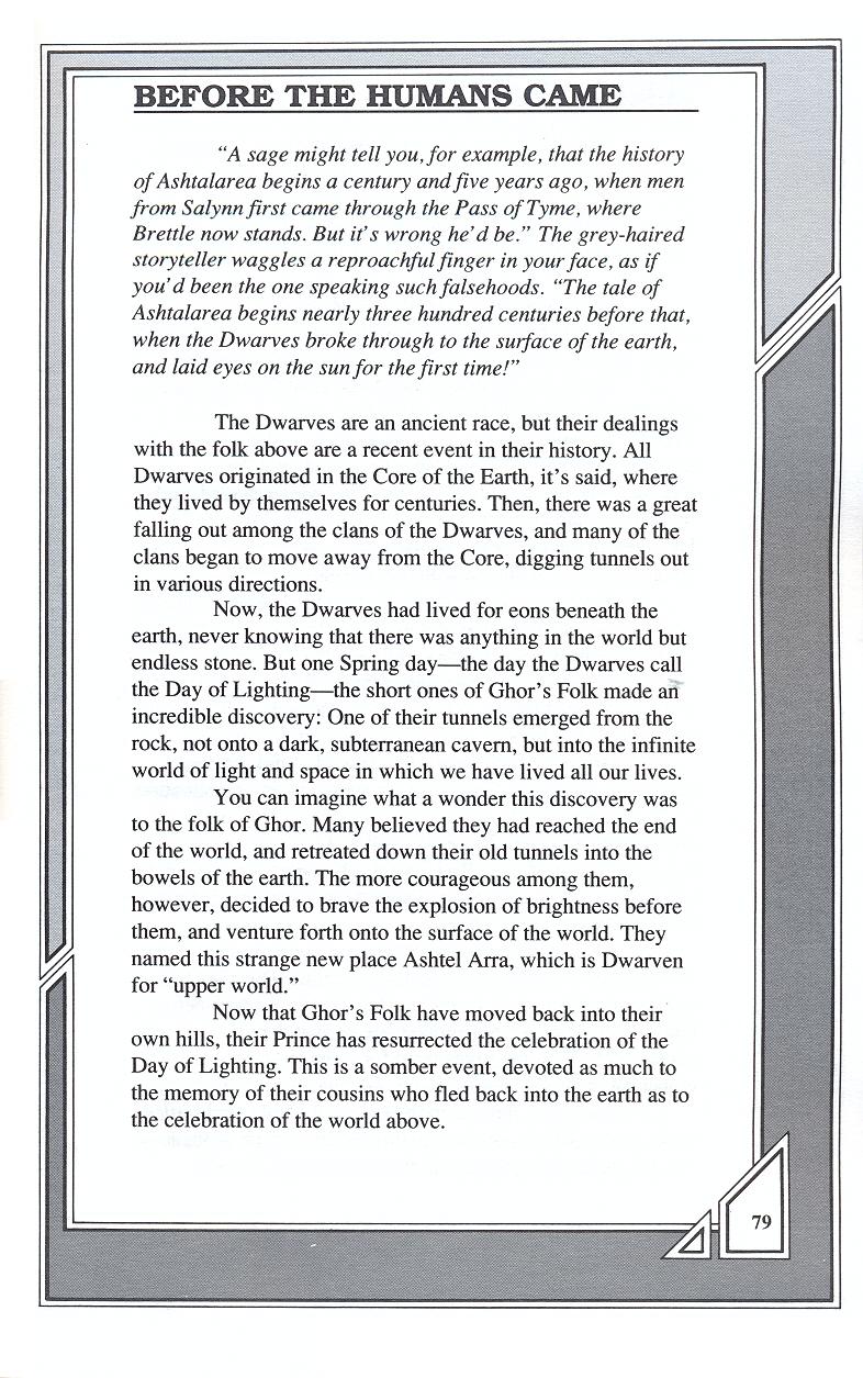 Knights of Legend players handbook page 79