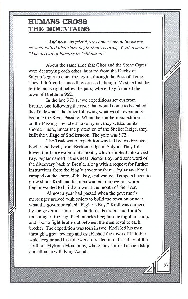 Knights of Legend players handbook page 83