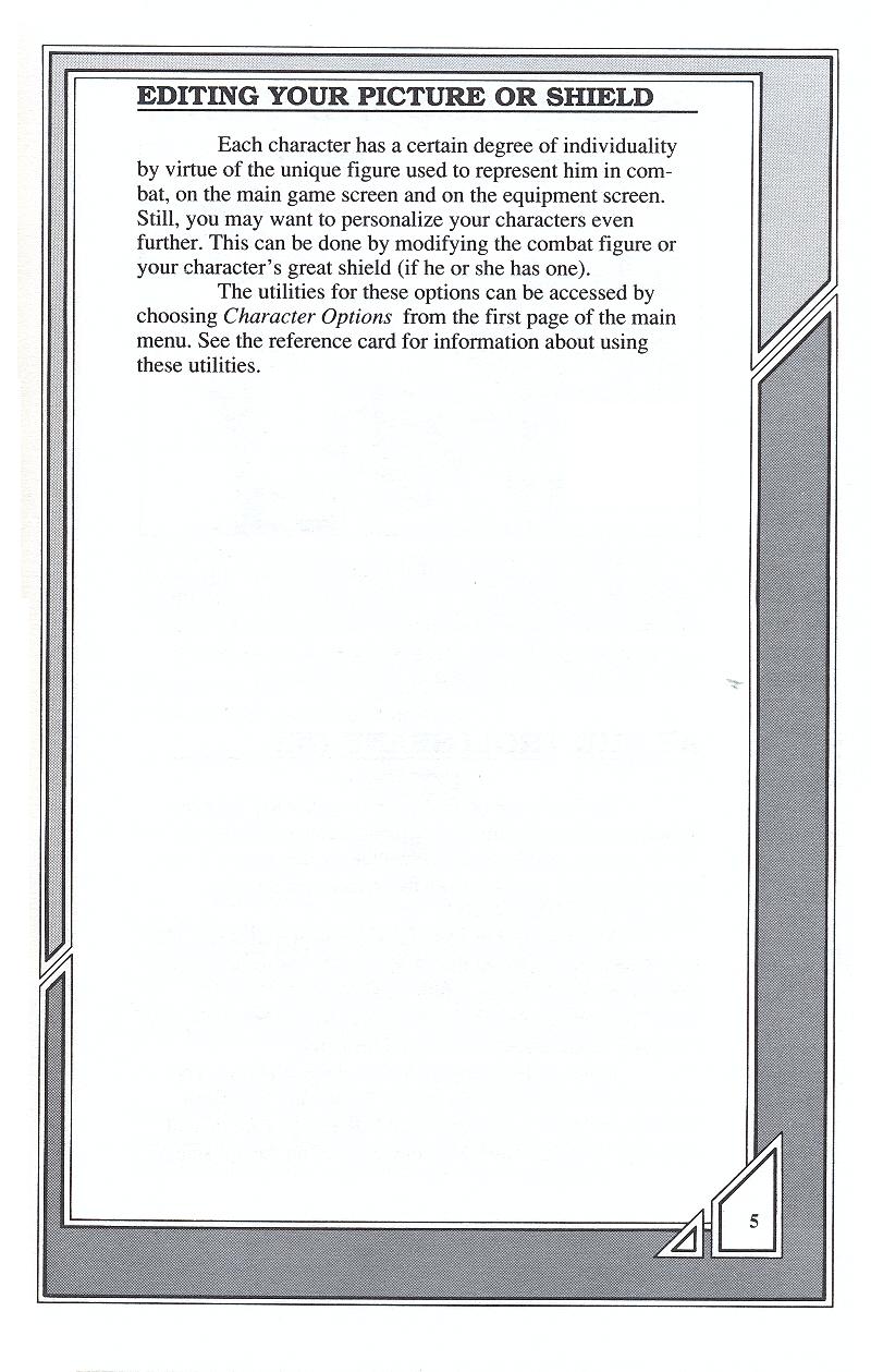 Knights of Legend players handbook page 5