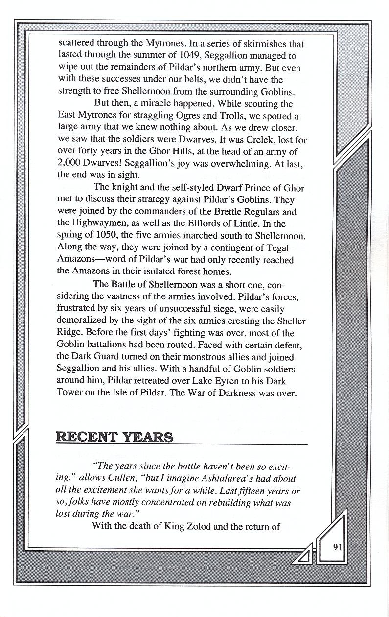 Knights of Legend players handbook page 91