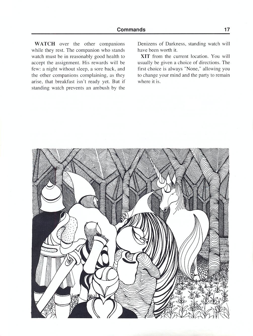 The Magic Candle manual page 17