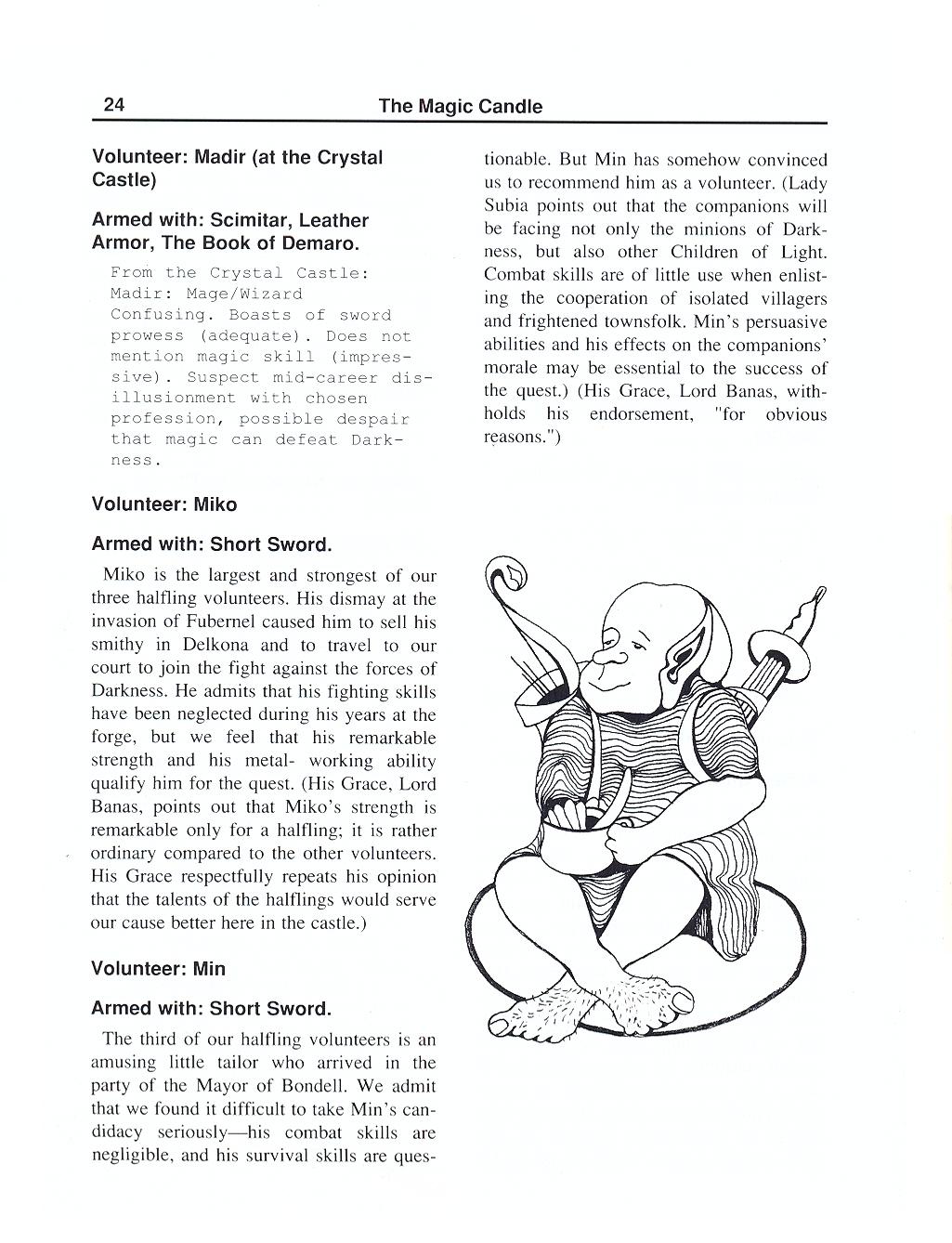 The Magic Candle manual page 24