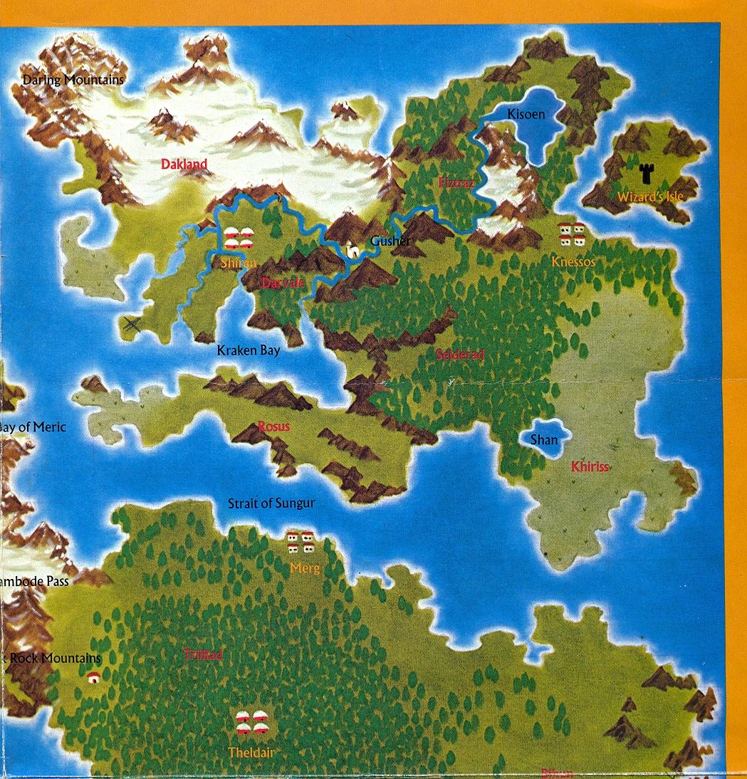 The Magic Candle map part 2