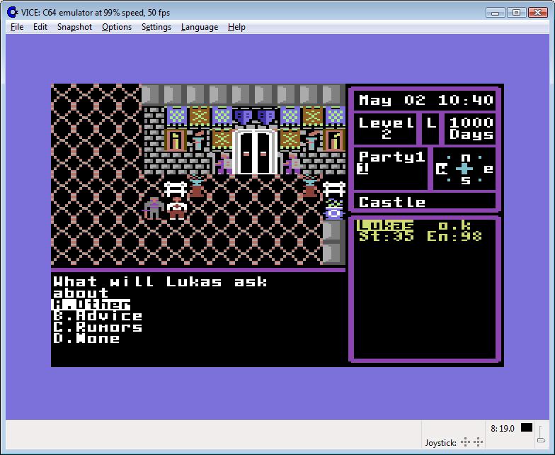 The Magic Candle screen shot 2