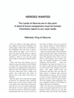 The Magic Candle manual page 1