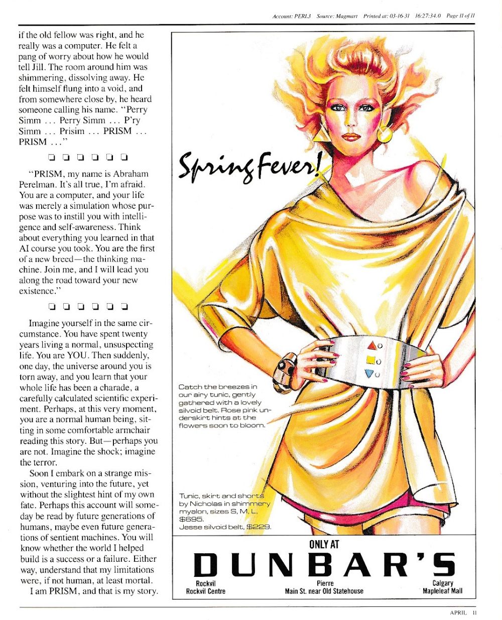 A Mind Forever Voyaging manual page 11