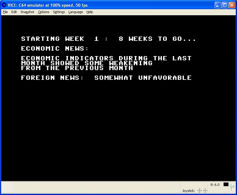 President Elect (1988 Edition) screen shot 2