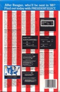 President Elect (1988 Edition) box back