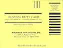 President Elect (1988 Edition) response card front